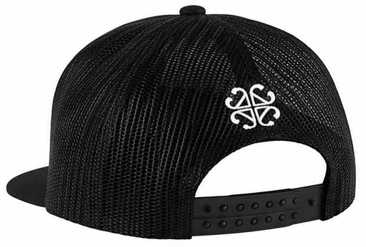 ACE CAP BLACK WHITE OUTLINE