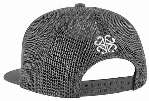 ACE CAP GREY WHITE OUTLINE